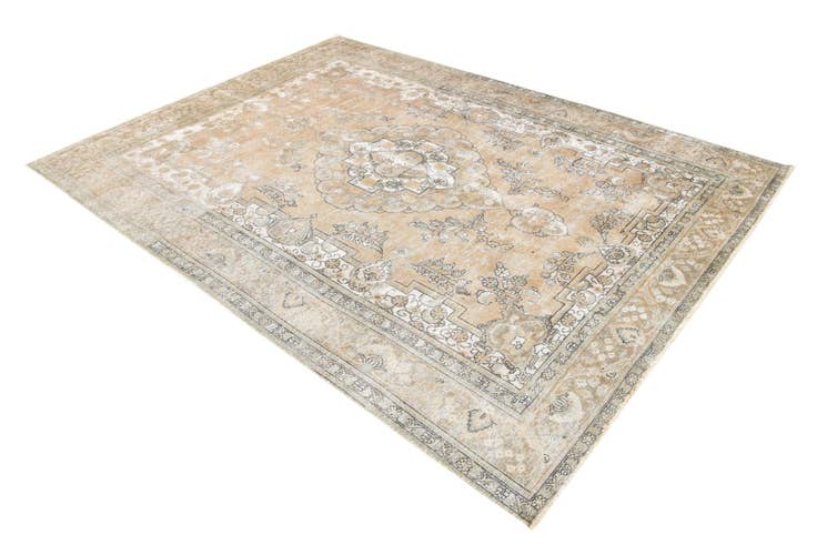 Detail image of 8' 3 x 11' 4 Hand Knotted Ultra Vintage Persian Wool Rug