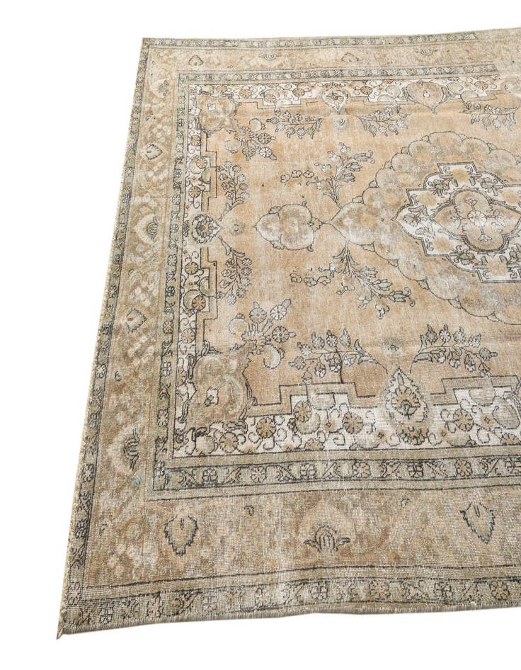 Detail image of 8' 3 x 11' 4  Hand Knotted Ultra Vintage Persian Wool Rug