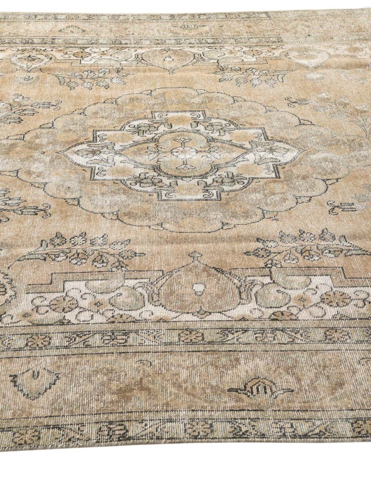 Detail image of 8' 3 x 11' 4  Hand Knotted Ultra Vintage Persian Wool Rug