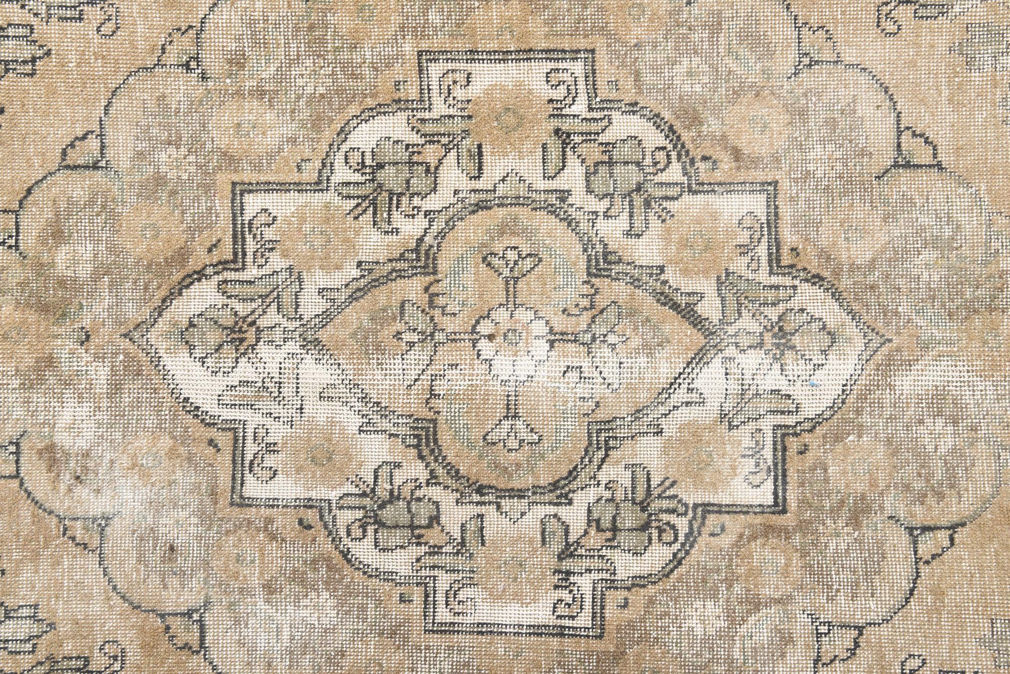 8' 3 x 11' 4 Hand Knotted Ultra Vintage Persian Wool Rug