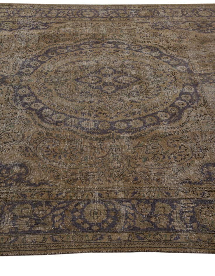 Detail image of 8' 6 x 11' 2  Hand Knotted Ultra Vintage Persian Wool Rug