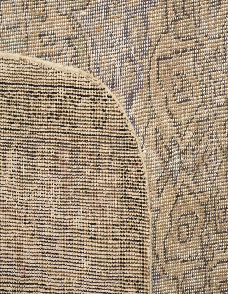 Detail image of 6' 4 x 8' 10  Hand Knotted Ultra Vintage Persian Wool Rug