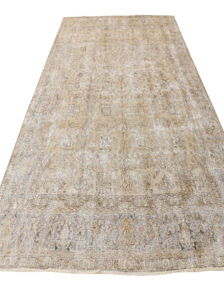 Detail image of 9' 4 x 12' 5  Hand Knotted Ultra Vintage Persian Wool Rug