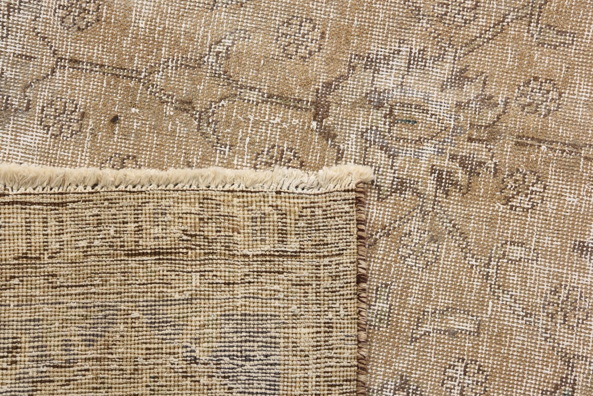 9' 4 x 12' 5 Hand Knotted Ultra Vintage Persian Wool Rug