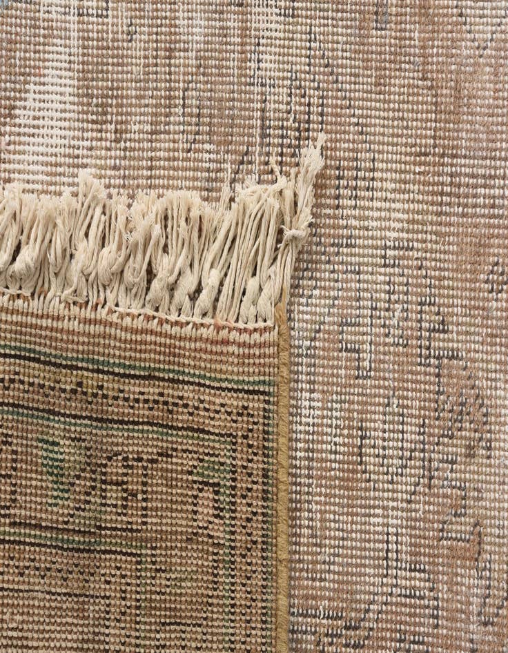 Detail image of 9' 6 x 12' 9  Hand Knotted Ultra Vintage Persian Wool Rug