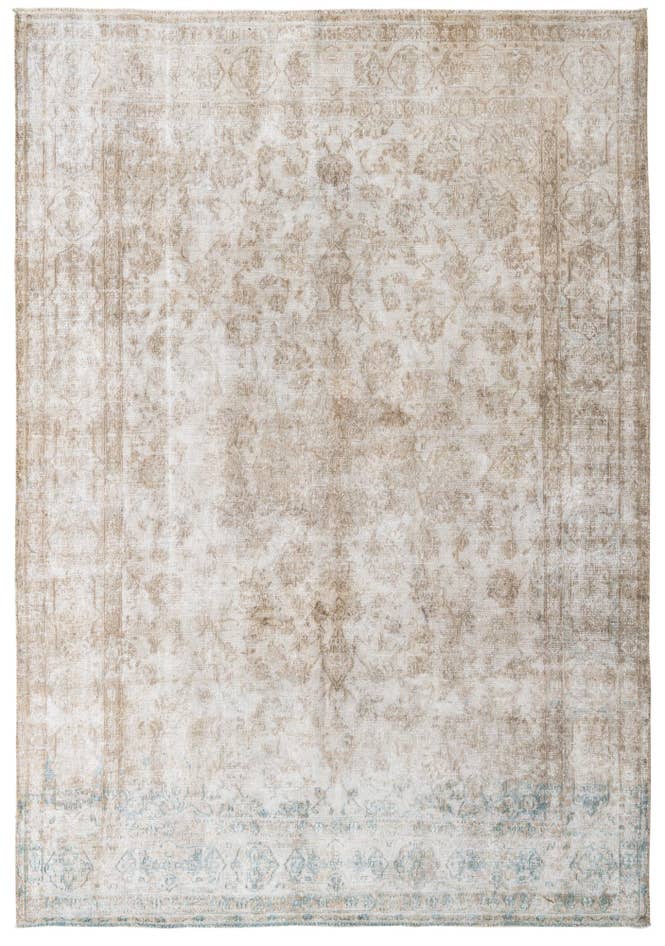 Detail image of 7' x 10' Hand Knotted Ultra Vintage Persian Wool Rug