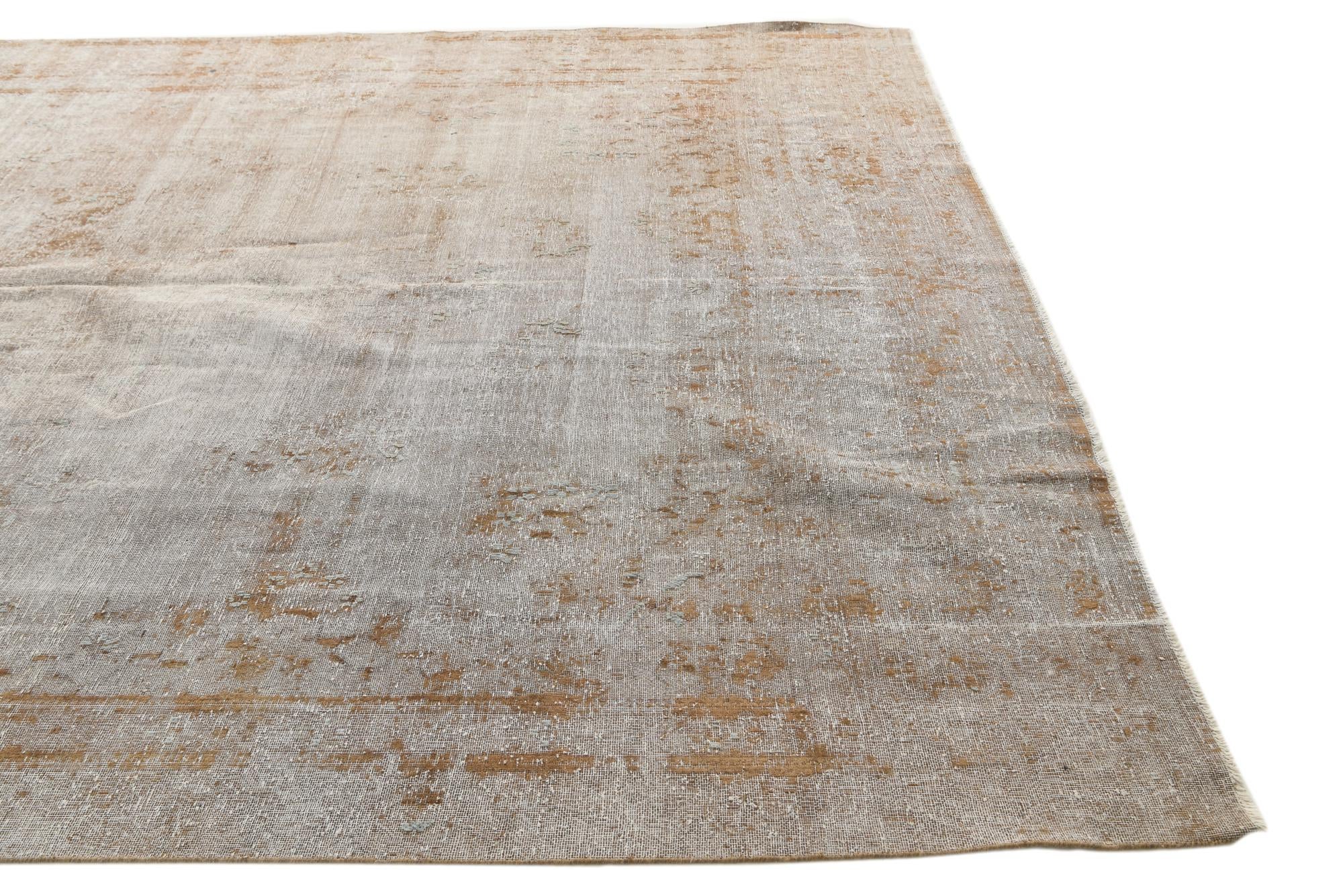 8' 6 x 13' 2 Hand Knotted Ultra Vintage Persian Wool Rug