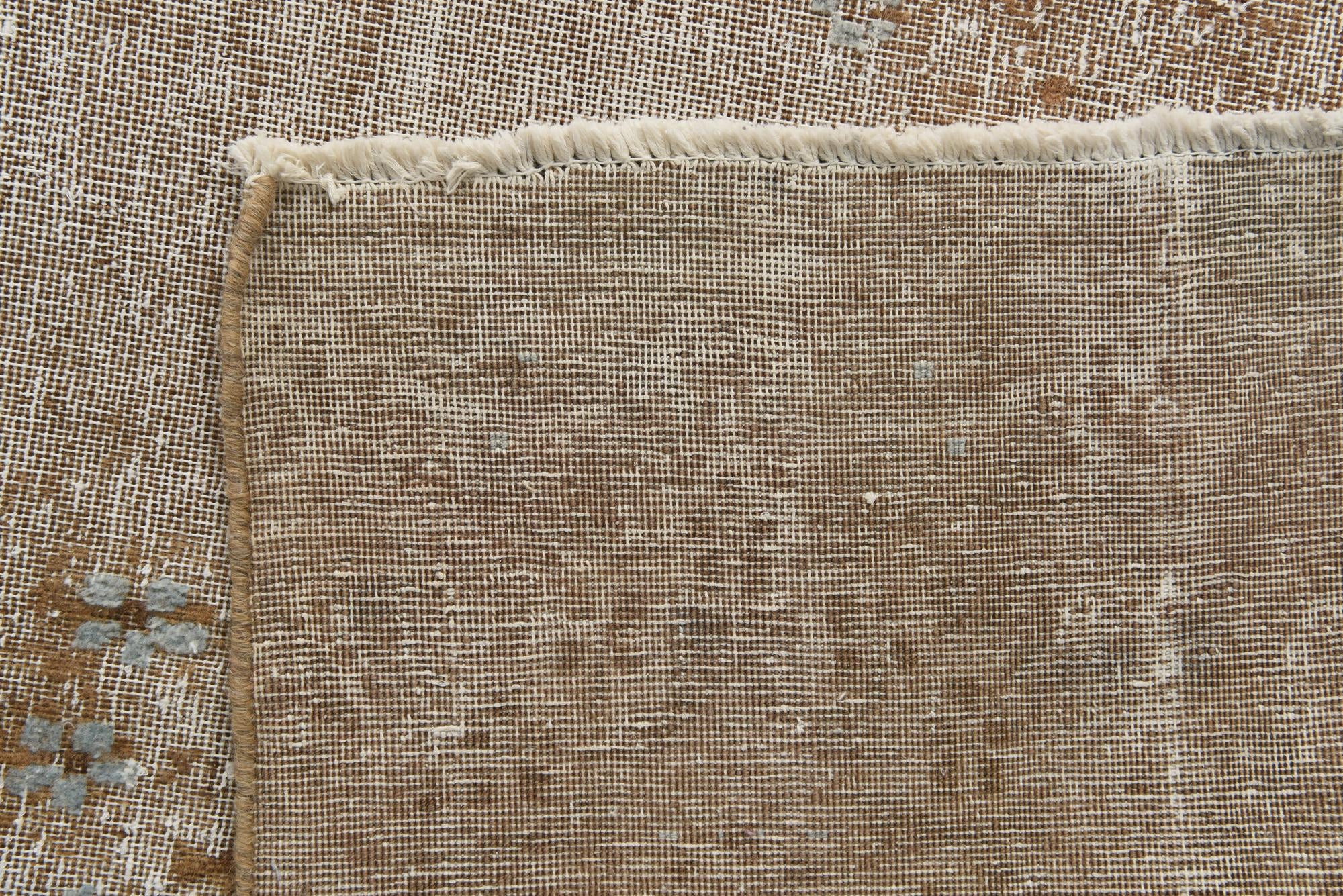 8' 6 x 13' 2 Hand Knotted Ultra Vintage Persian Wool Rug