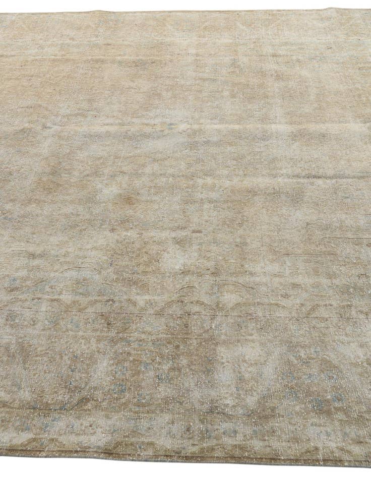 Detail image of 9' 9 x 12' 10  Hand Knotted Ultra Vintage Persian Wool Rug