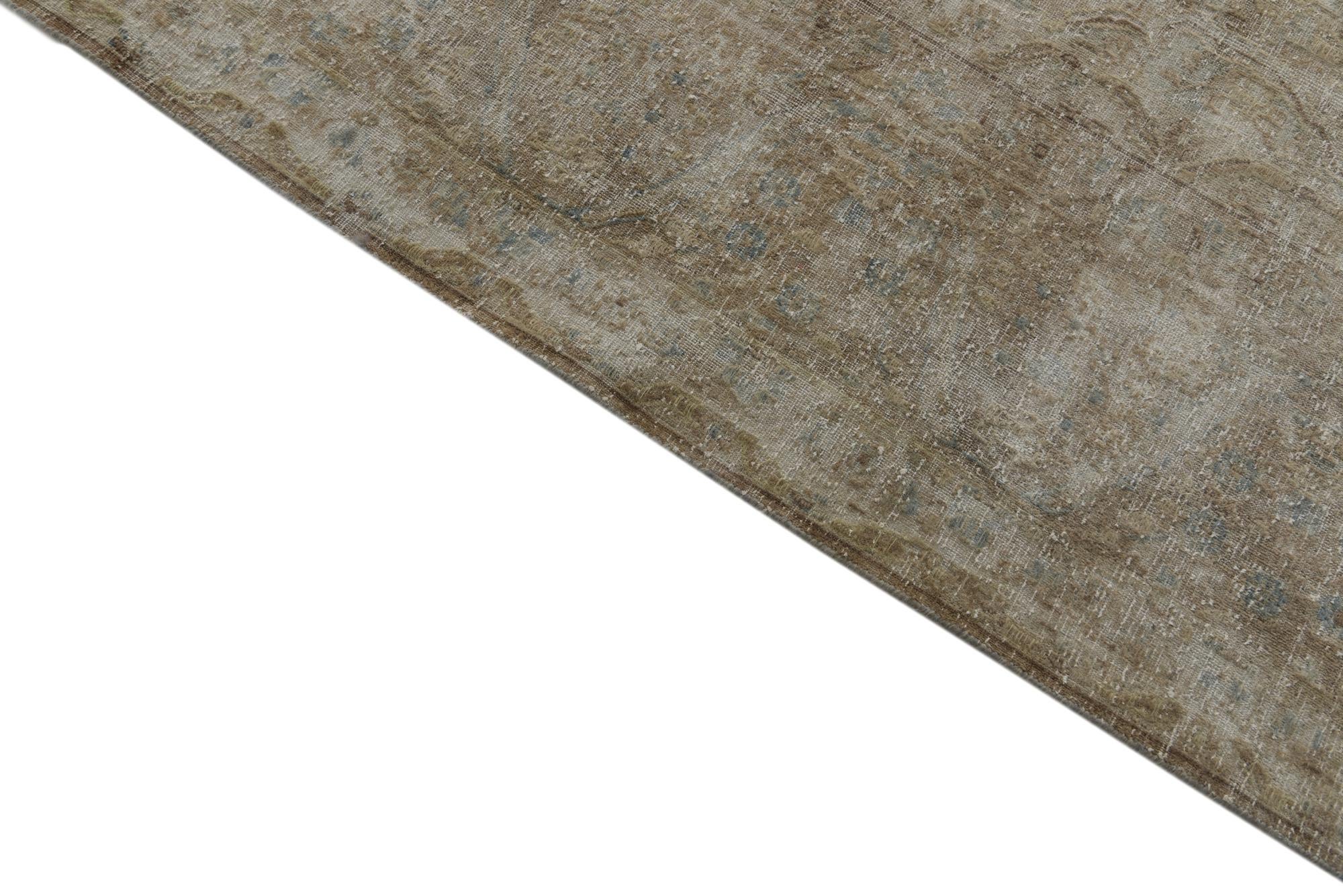 9' 9 x 12' 10 Hand Knotted Ultra Vintage Persian Wool Rug