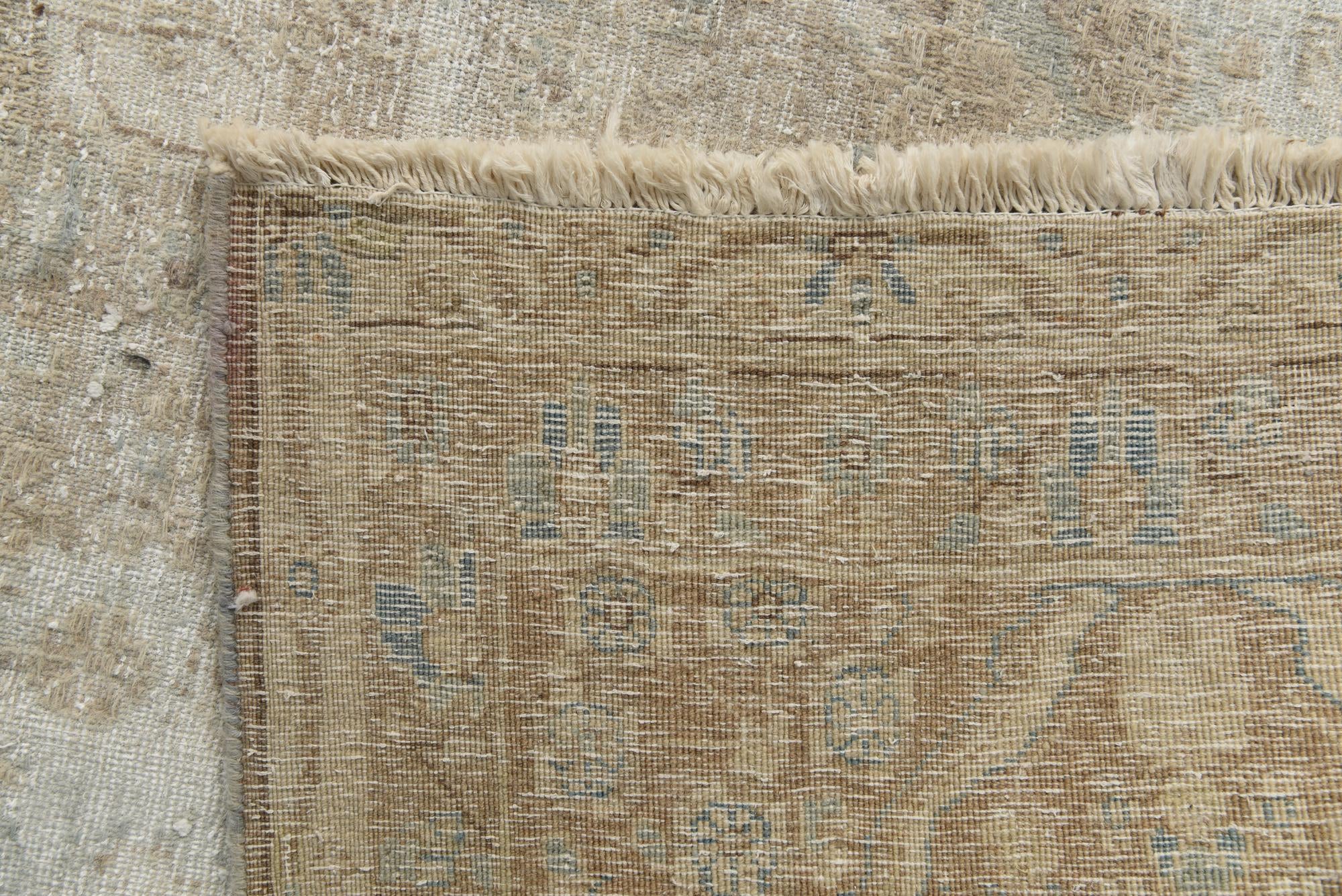 9' 9 x 12' 10 Hand Knotted Ultra Vintage Persian Wool Rug
