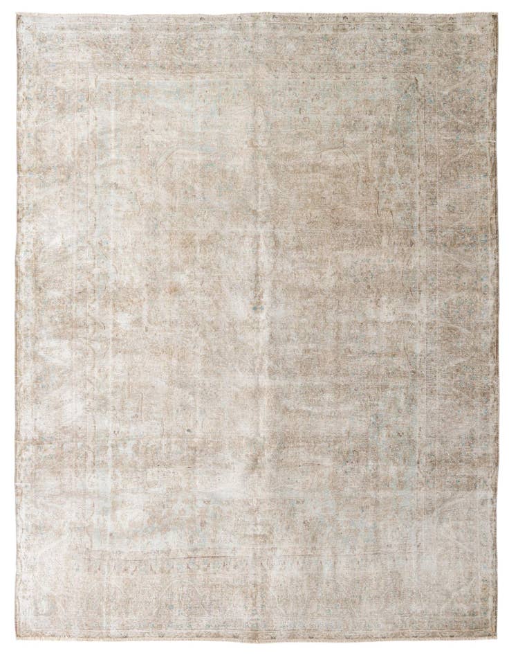 Detail image of 9' 9 x 12' 10 Hand Knotted Ultra Vintage Persian Wool Rug