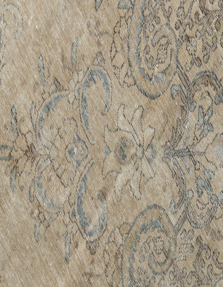Detail image of 9' 6 x 12' 10  Hand Knotted Ultra Vintage Persian Wool Rug