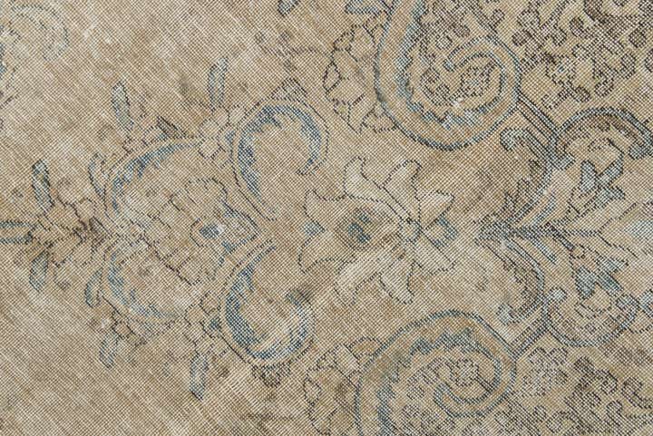 9' 6 x 12' 10 Hand Knotted Ultra Vintage Persian Wool Rug