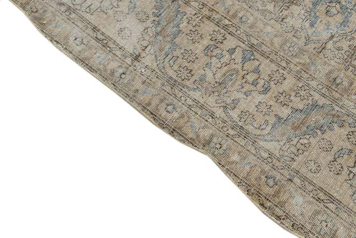 9' 6 x 12' 10 Hand Knotted Ultra Vintage Persian Wool Rug