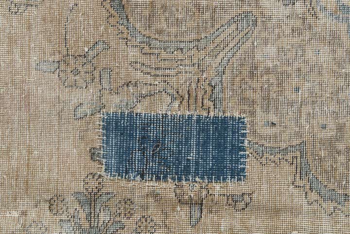 9' 6 x 12' 10 Hand Knotted Ultra Vintage Persian Wool Rug