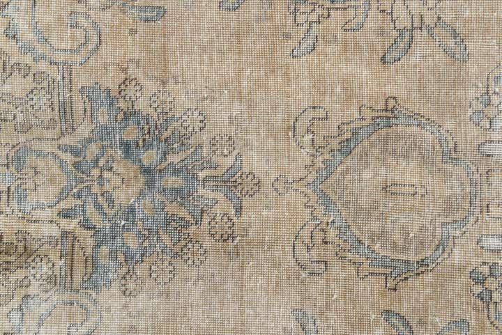 9' 6 x 12' 10 Hand Knotted Ultra Vintage Persian Wool Rug