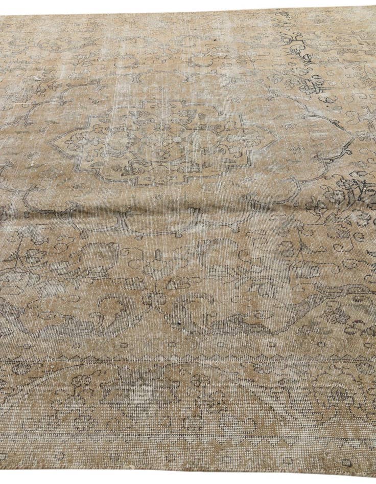 Detail image of 9' 2 x 12' 9  Hand Knotted Ultra Vintage Persian Wool Rug