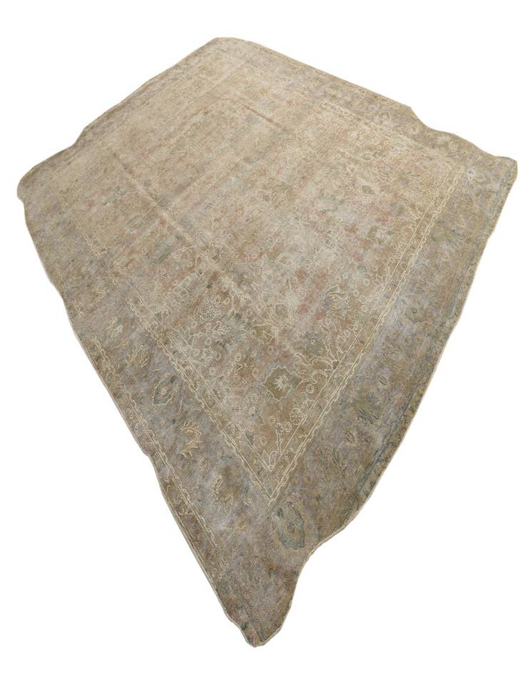 Detail image of 9' 9 x 12' 7  Hand Knotted Ultra Vintage Persian Wool Rug