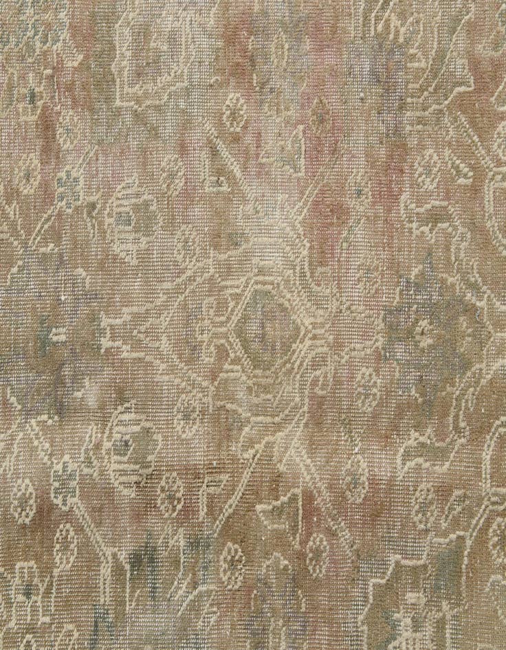 Detail image of 9' 9 x 12' 7  Hand Knotted Ultra Vintage Persian Wool Rug