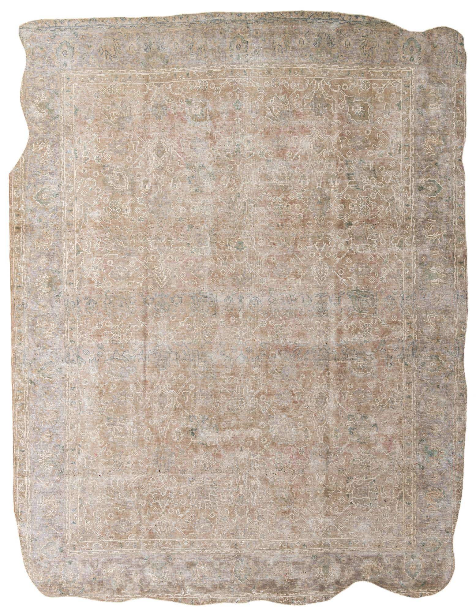 Primary image 9' 9 x 12' 7  Hand Knotted Ultra Vintage Persian Wool Rug