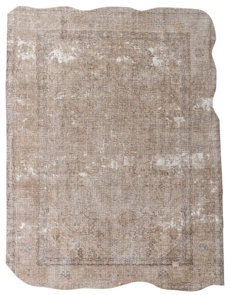 Detail image of 8' 2 x 10' 8 Hand Knotted Ultra Vintage Persian Wool Rug