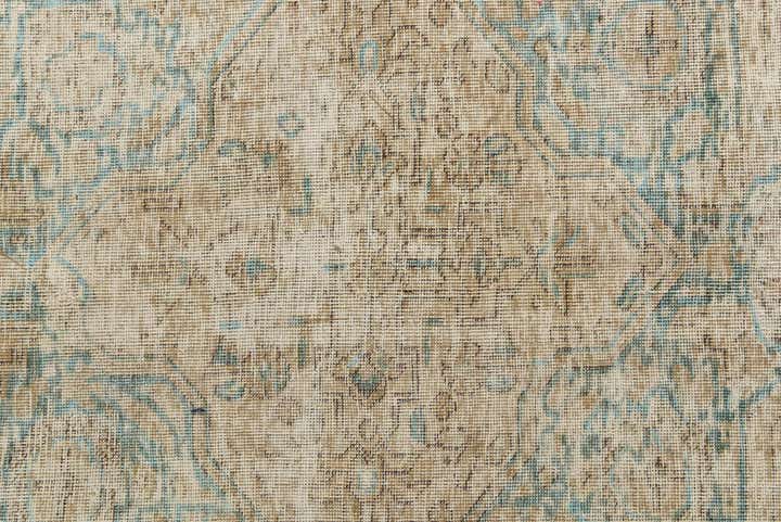 9' 8 x 12' 7 Hand Knotted Ultra Vintage Persian Wool Rug
