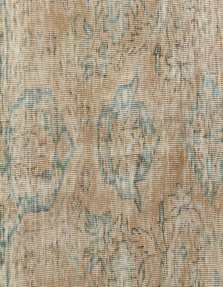 Detail image of 9' 8 x 12' 7  Hand Knotted Ultra Vintage Persian Wool Rug