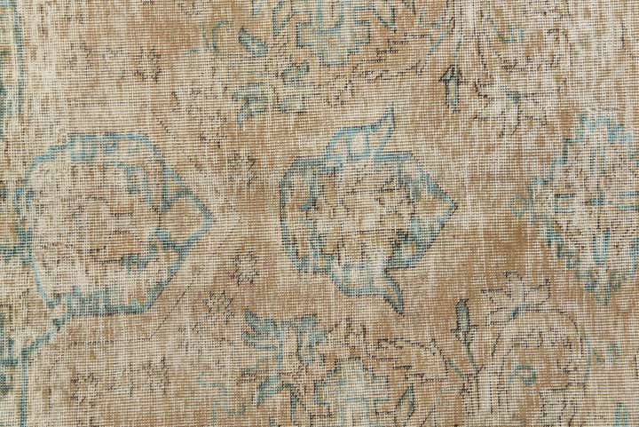 9' 8 x 12' 7 Hand Knotted Ultra Vintage Persian Wool Rug