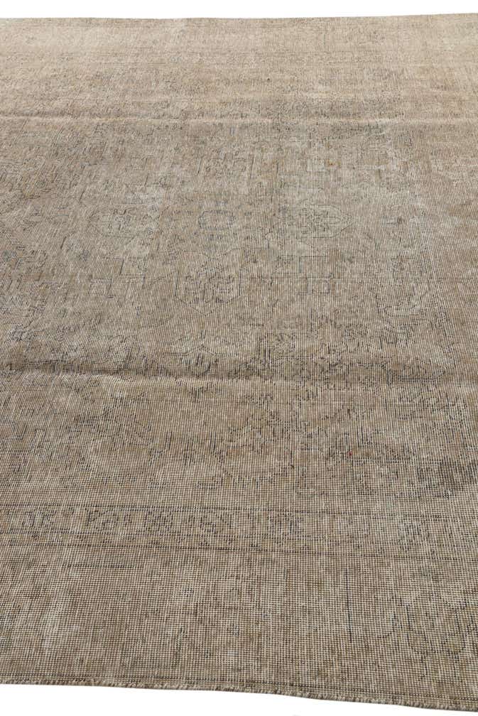 9' x 12' 7 Hand Knotted Ultra Vintage Persian Wool Rug