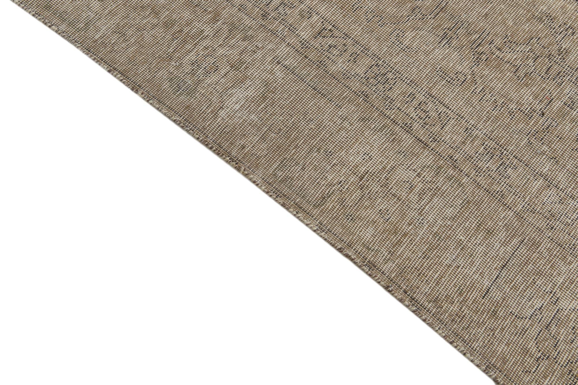 9' x 12' 7 Hand Knotted Ultra Vintage Persian Wool Rug