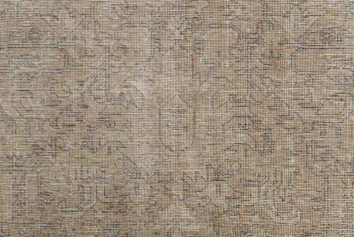 9' x 12' 7 Hand Knotted Ultra Vintage Persian Wool Rug