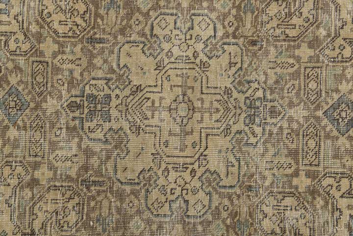 10' x 12' 8 Hand Knotted Ultra Vintage Persian Wool Rug