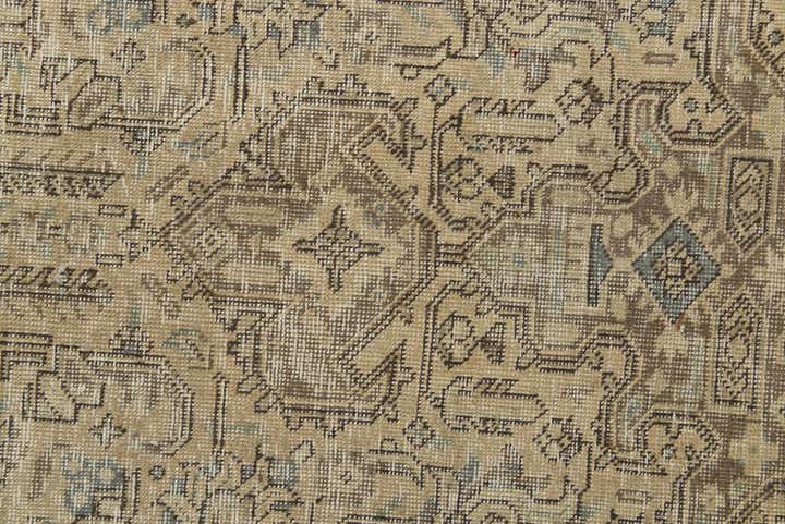 10' x 12' 8 Hand Knotted Ultra Vintage Persian Wool Rug