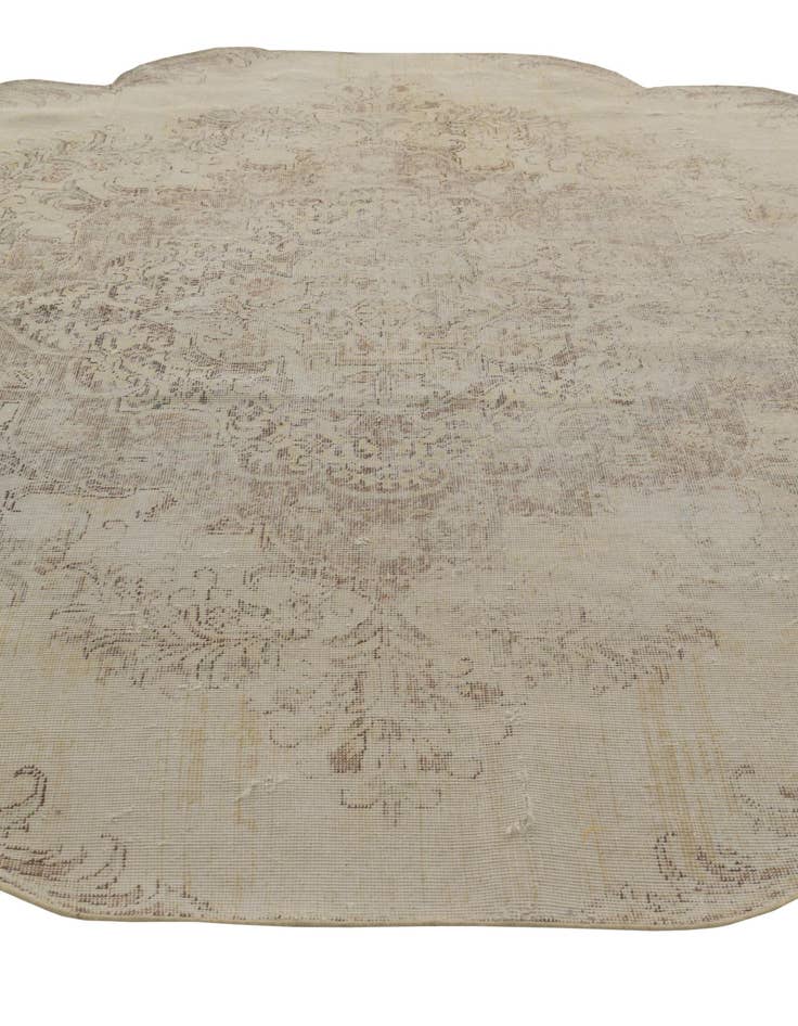 Detail image of 7' 2 x 9' 1  Hand Knotted Ultra Vintage Persian Wool Rug