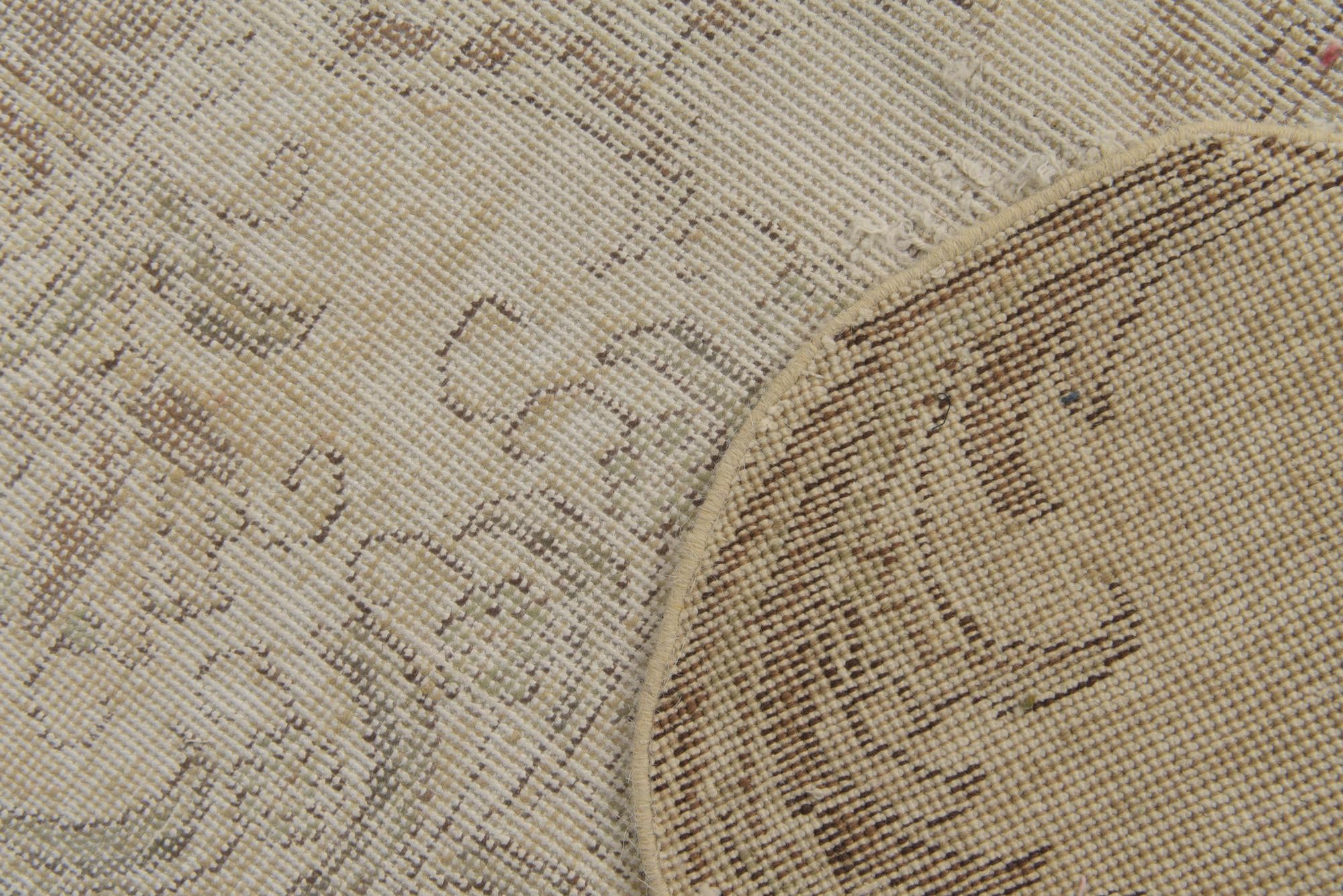 7' 2 x 9' 1 Hand Knotted Ultra Vintage Persian Wool Rug