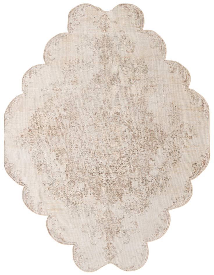 Detail image of 7' 2 x 9' 1 Hand Knotted Ultra Vintage Persian Wool Rug