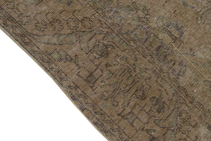9' x 12' 5 Hand Knotted Ultra Vintage Persian Wool Rug