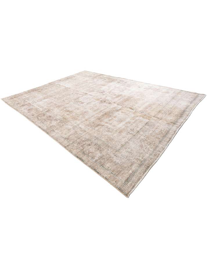 9' 7 x 13' Hand Knotted Ultra Vintage Persian Wool Rug