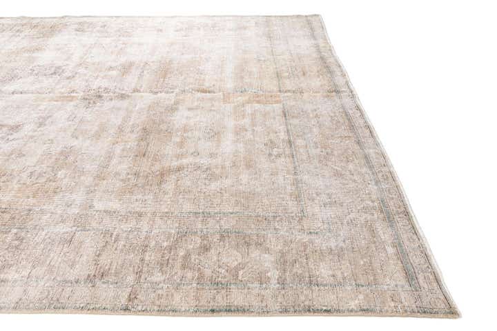 9' 7 x 13' Hand Knotted Ultra Vintage Persian Wool Rug