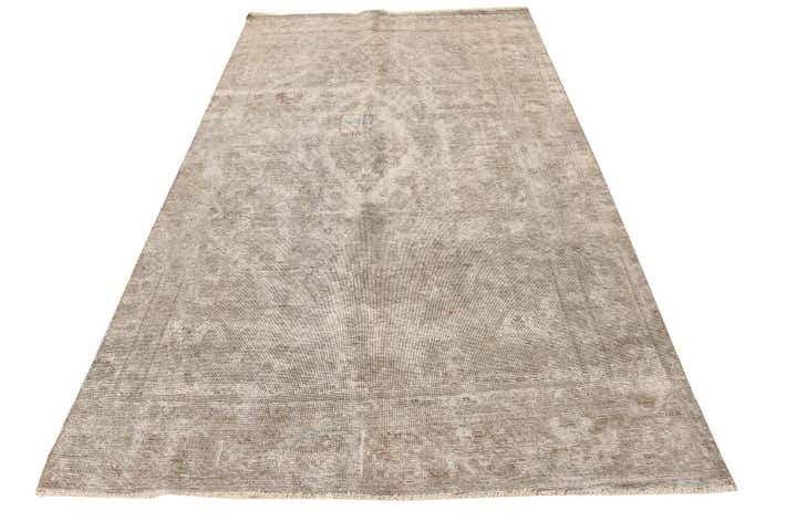 5' 6 x 9' 5 Hand Knotted Ultra Vintage Persian Wool Rug