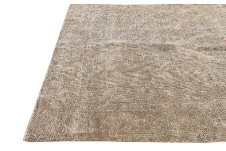 Detail image of 5' 6 x 9' 5 Hand Knotted Ultra Vintage Persian Wool Rug