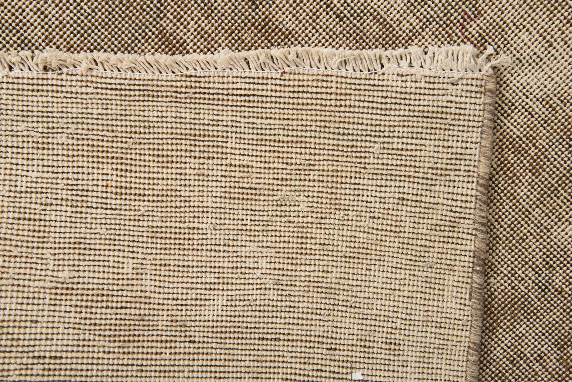 5' 6 x 9' 5 Hand Knotted Ultra Vintage Persian Wool Rug