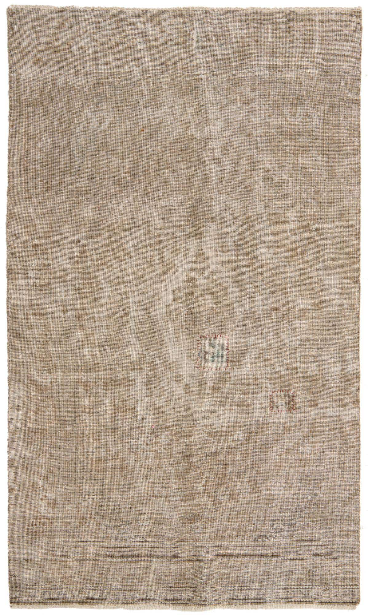 5' 6 x 9' 5 Hand Knotted Ultra Vintage Persian Wool Rug