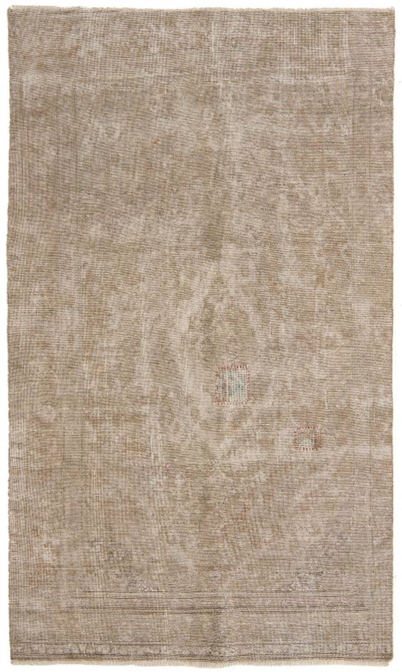 Detail image of 5' 6 x 9' 5 Hand Knotted Ultra Vintage Persian Wool Rug
