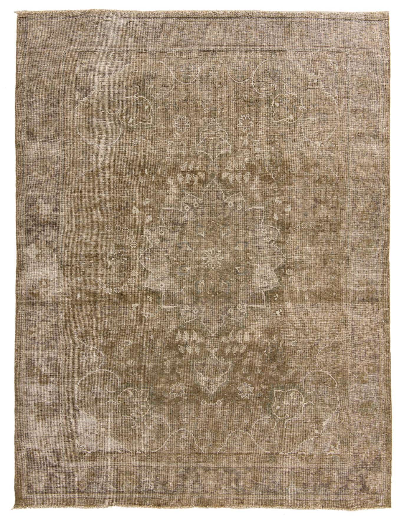 Primary image 6' 6 x 9' 10  Hand Knotted Ultra Vintage Persian Wool Rug