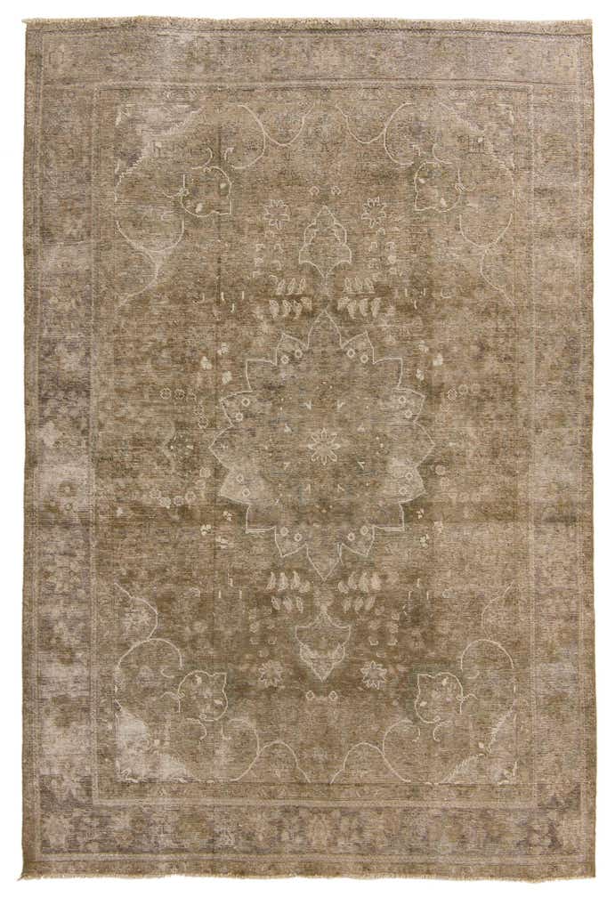 200cm x 300cm Handgeknüpft Ultra Vintage Persisch Wolle Teppich