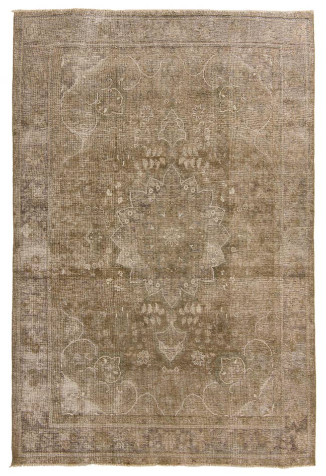 Detailansicht von 200cm x 300cm Handgeknüpft Ultra Vintage Persisch Wolle Teppich