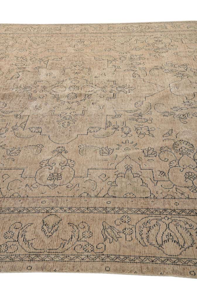 9' 9 x 12' 4 Hand Knotted Ultra Vintage Persian Wool Rug