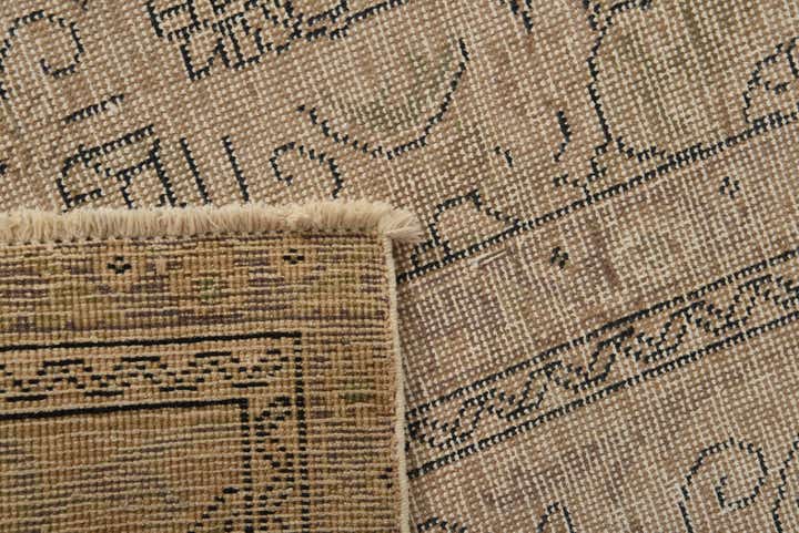 9' 9 x 12' 4 Hand Knotted Ultra Vintage Persian Wool Rug